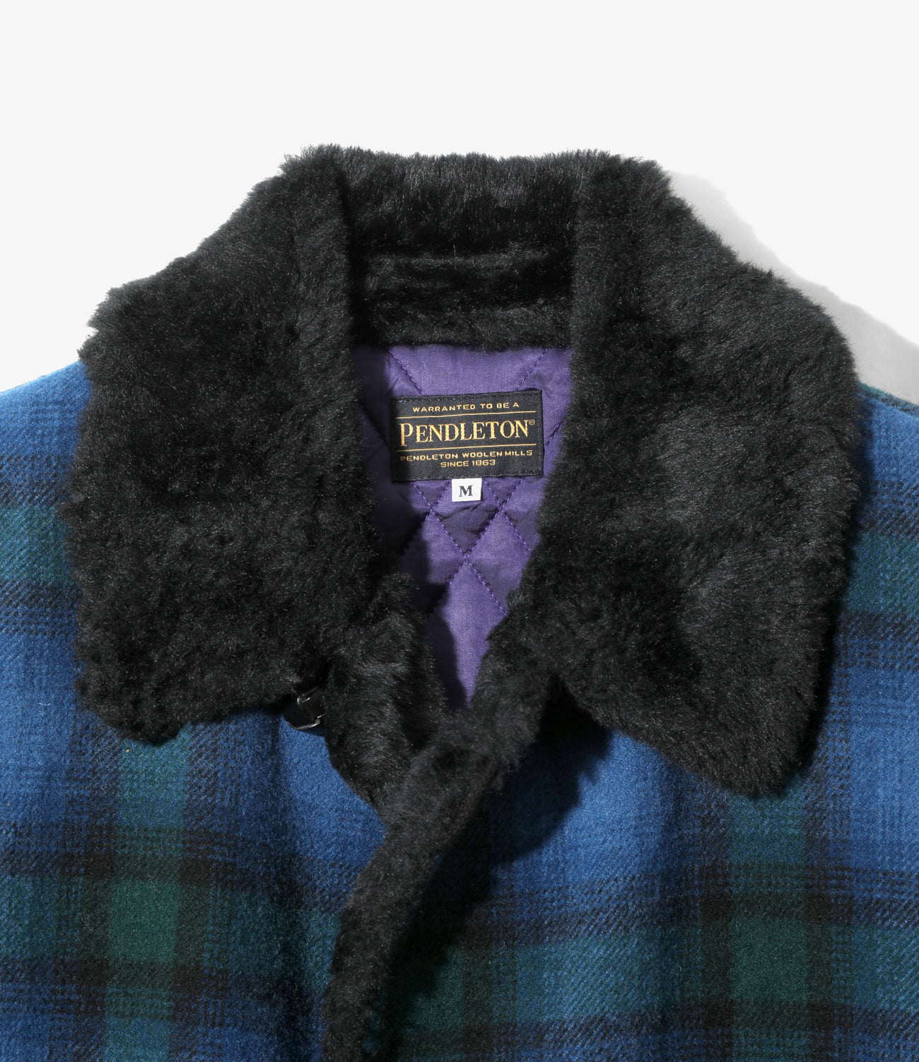 〈NEEDLES〉x〈PENDLETON〉Shawl Collar Coat - Wool Plaid Melton