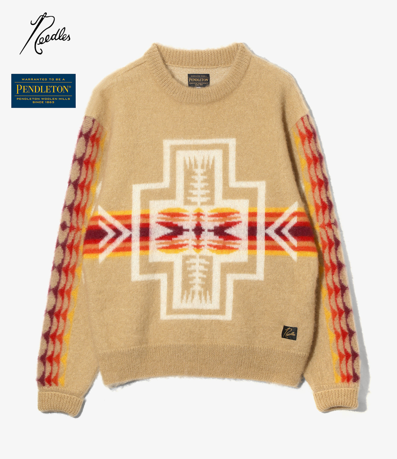 〈NEEDLES〉x〈PENDLETON〉Mohair Sweater - Harding