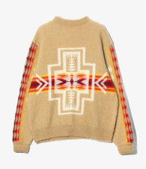 〈NEEDLES〉x〈PENDLETON〉Mohair Sweater - Harding