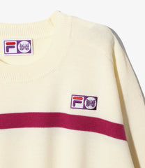 〈NEEDLES〉x〈FILA〉Heritage Sweater
