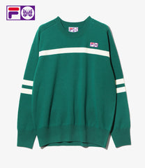 〈NEEDLES〉x〈FILA〉Heritage Sweater