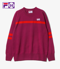 〈NEEDLES〉x〈FILA〉Heritage Sweater