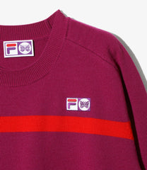 〈NEEDLES〉x〈FILA〉Heritage Sweater