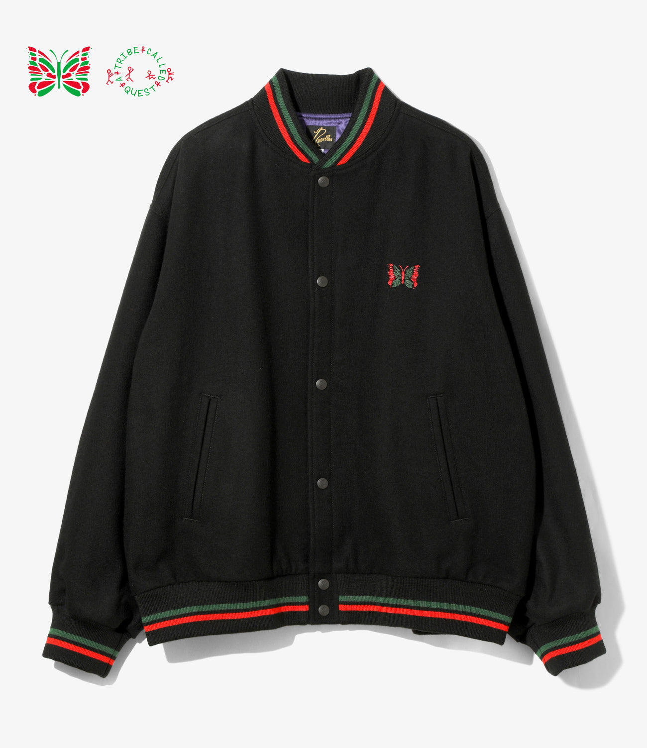 〈NEEDLES〉x〈A TRIBE  CALLED QUEST〉 B.B. Jacket - Wool Melton