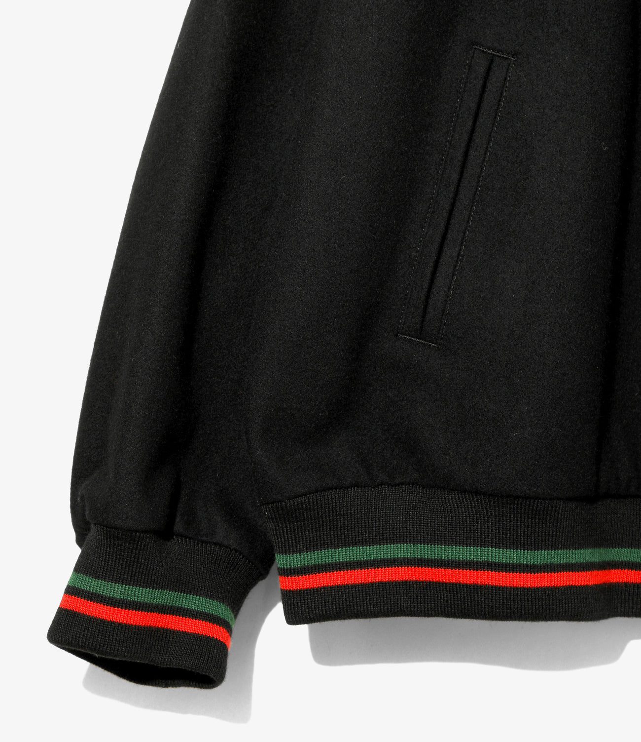 〈NEEDLES〉x〈A TRIBE  CALLED QUEST〉 B.B. Jacket - Wool Melton