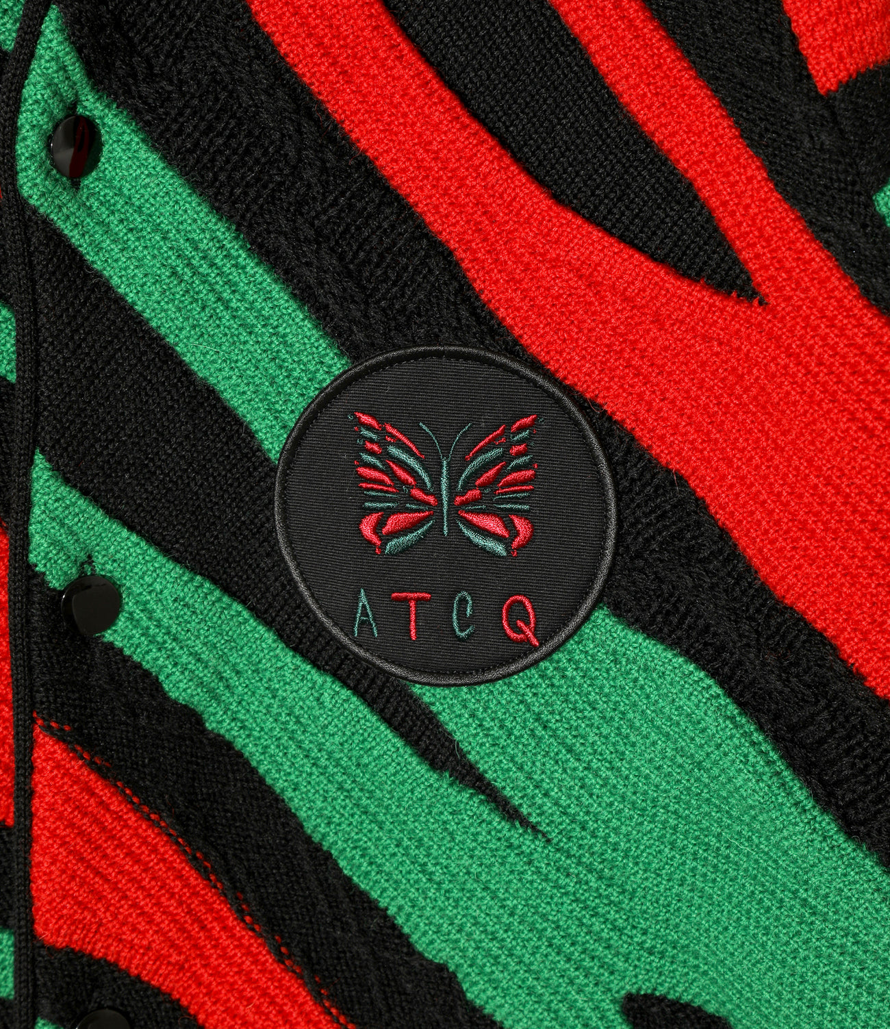 〈NEEDLES〉x〈A TRIBE  CALLED QUEST〉 Roll Neck Cardigan