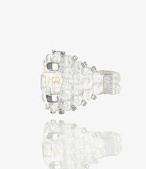 〈NEEDLES〉x〈TIE A KNOT〉Square Crystal Beads Ring