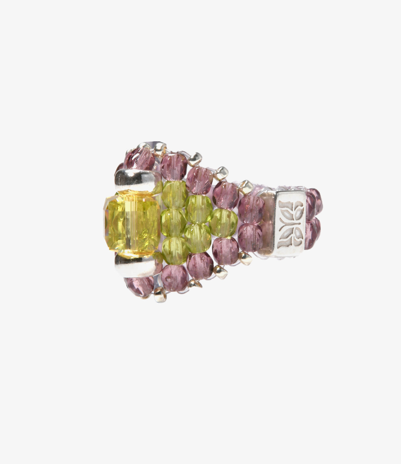 〈NEEDLES〉x〈TIE A KNOT〉Crystal Beads Ring Small