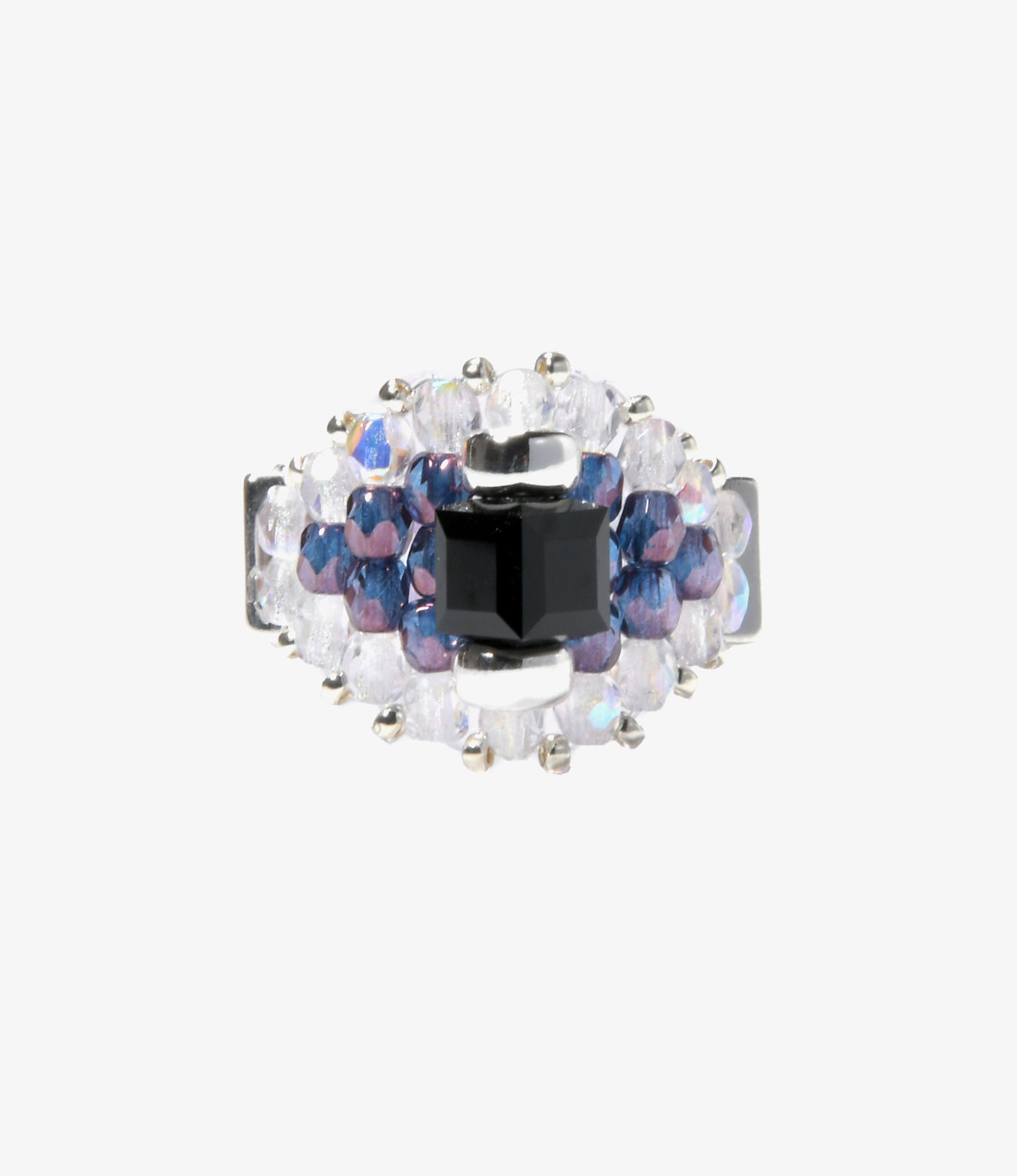 〈NEEDLES〉x〈TIE A KNOT〉Crystal Beads Ring Small
