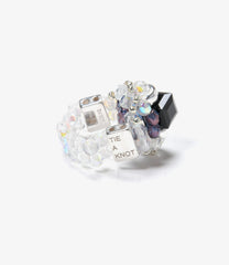〈NEEDLES〉x〈TIE A KNOT〉Crystal Beads Ring Small