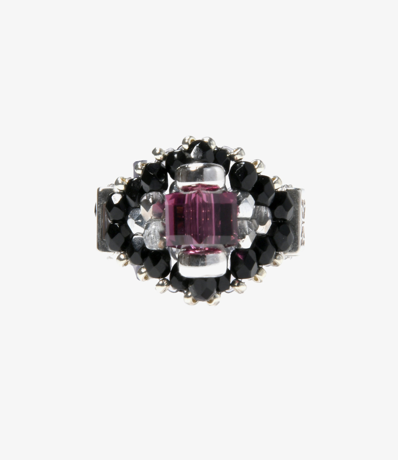 〈NEEDLES〉x〈TIE A KNOT〉Crystal Beads Ring Small