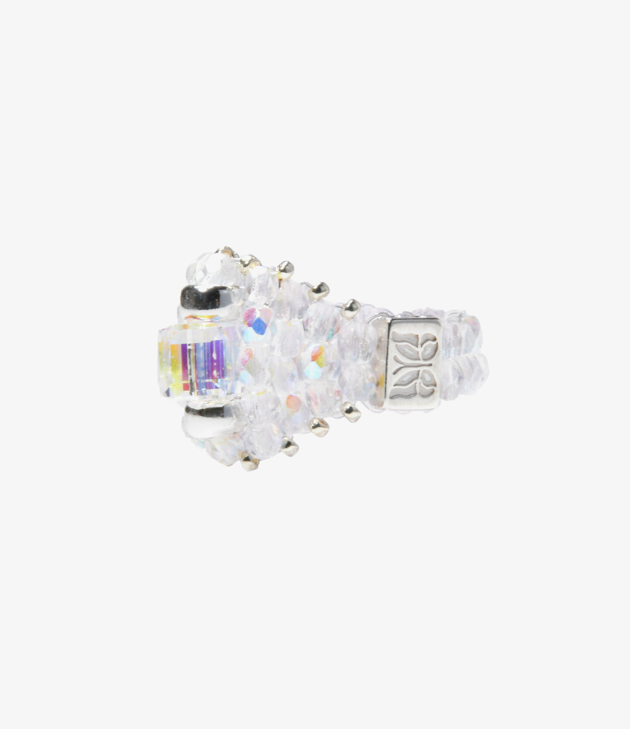 〈NEEDLES〉x〈TIE A KNOT〉Crystal Beads Ring Small