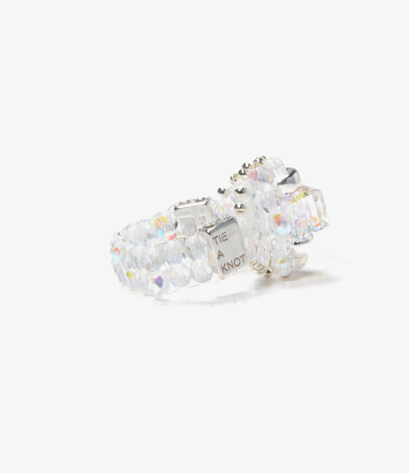 〈NEEDLES〉x〈TIE A KNOT〉Crystal Beads Ring Small