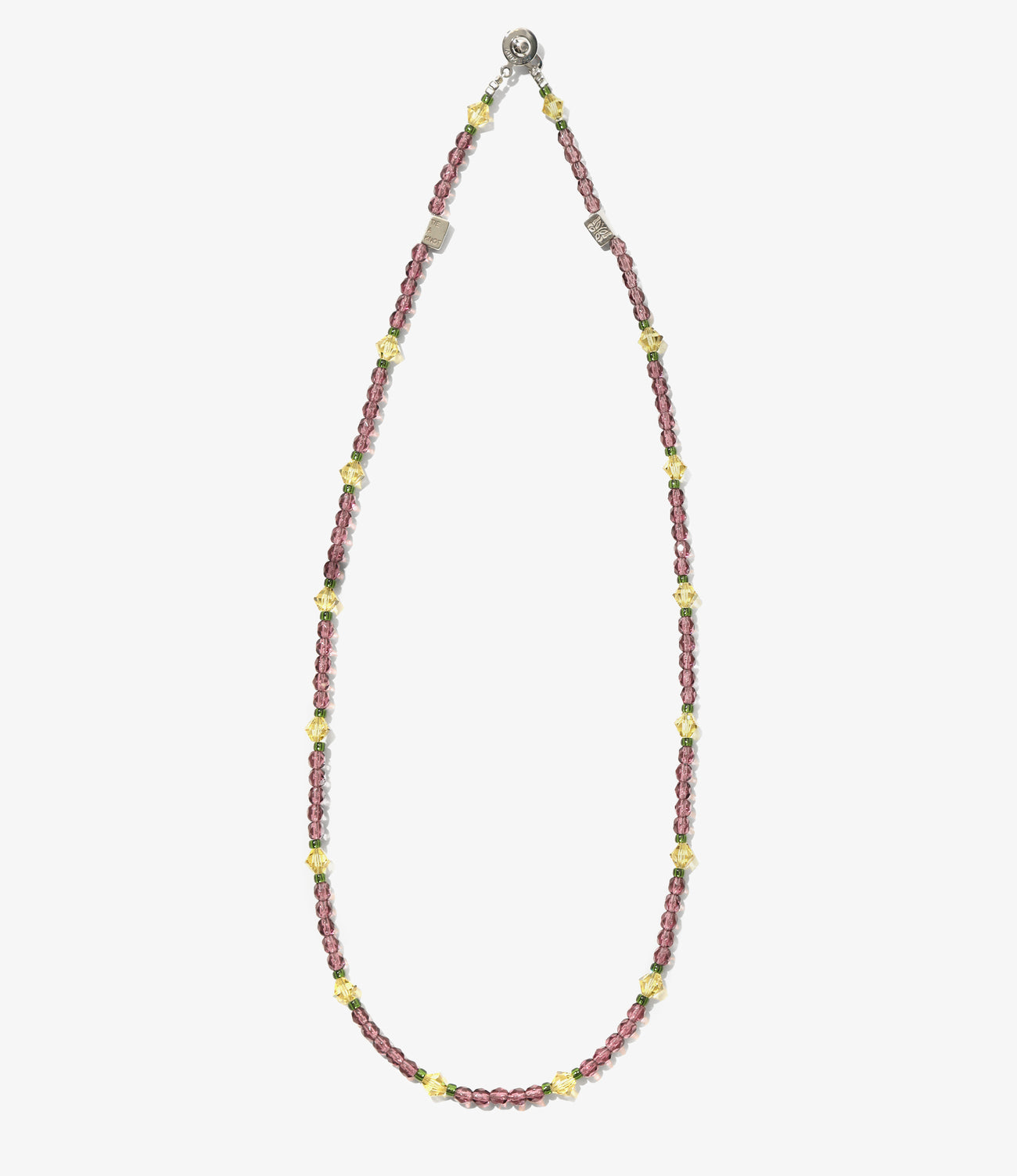 〈NEEDLES〉x〈TIE A KNOT〉Crystal Beads Necklace
