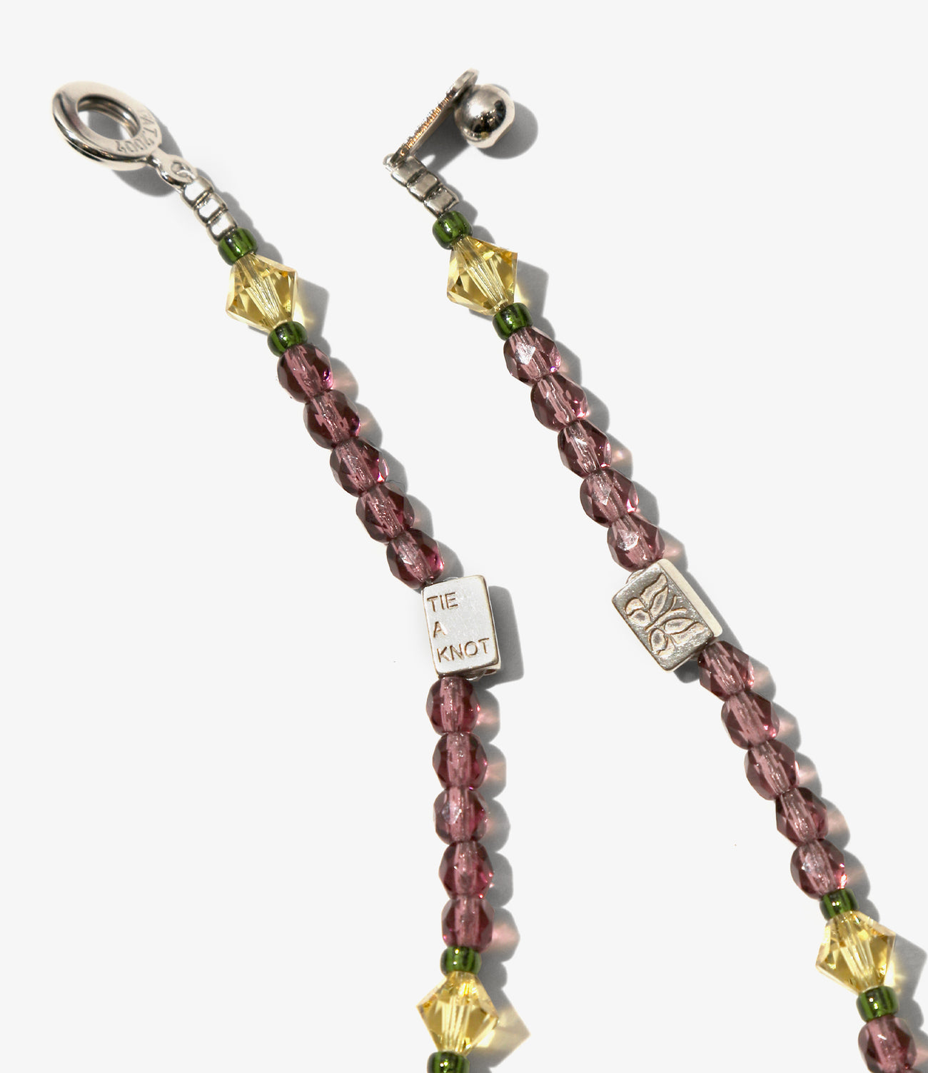 〈NEEDLES〉x〈TIE A KNOT〉Crystal Beads Necklace