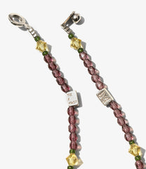 〈NEEDLES〉x〈TIE A KNOT〉Crystal Beads Necklace