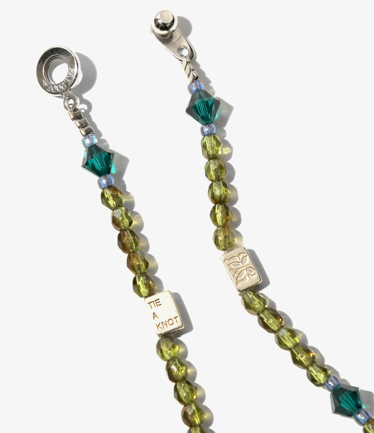 〈NEEDLES〉x〈TIE A KNOT〉Crystal Beads Necklace