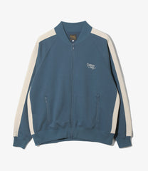 Rib Collar Track Jacket - Cotton French Terry