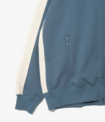 Rib Collar Track Jacket - Cotton French Terry