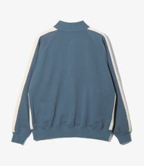 Rib Collar Track Jacket - Cotton French Terry