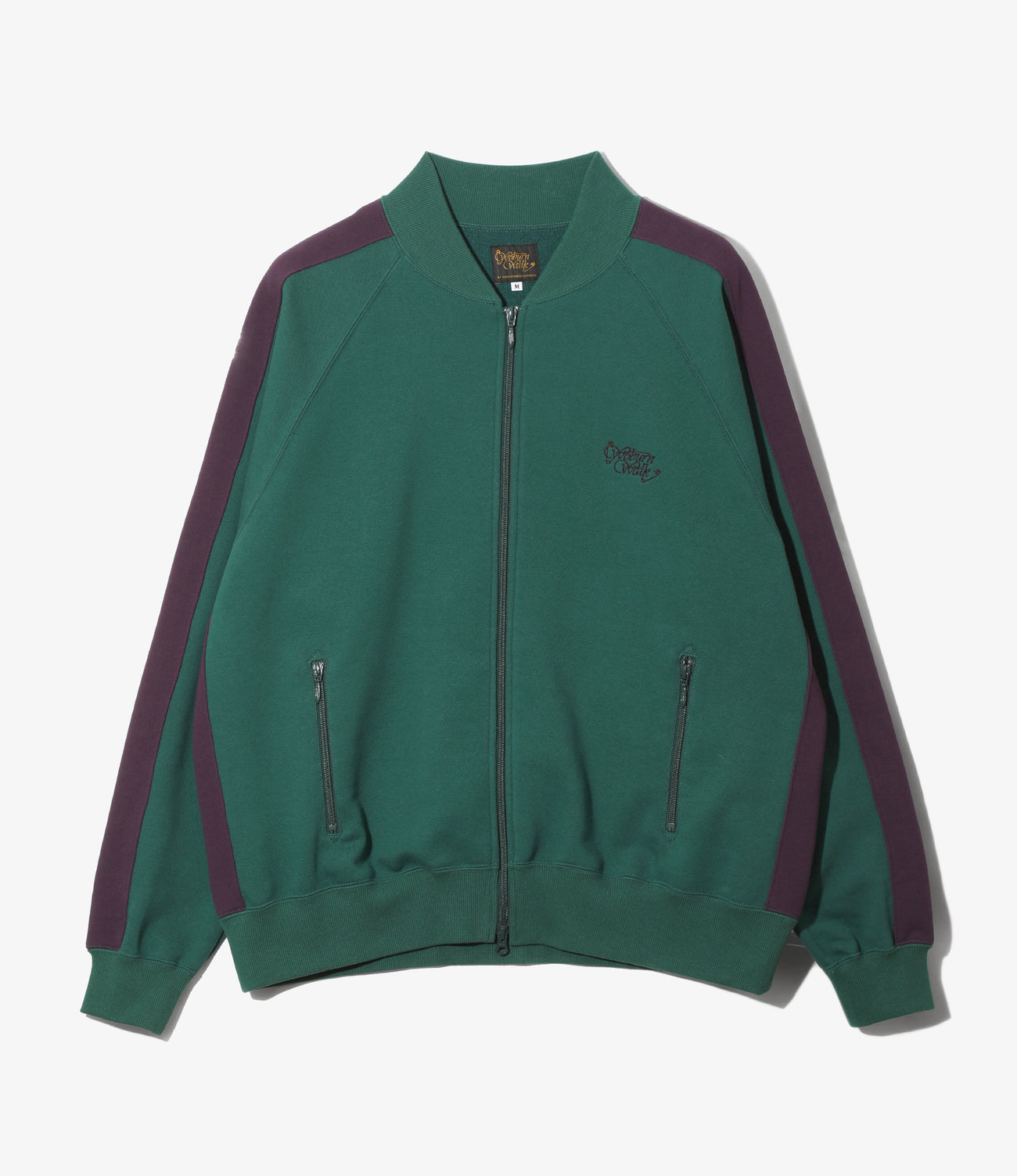 Rib Collar Track Jacket - Cotton French Terry
