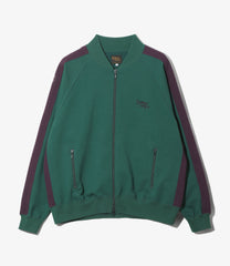 Rib Collar Track Jacket - Cotton French Terry
