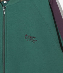 Rib Collar Track Jacket - Cotton French Terry