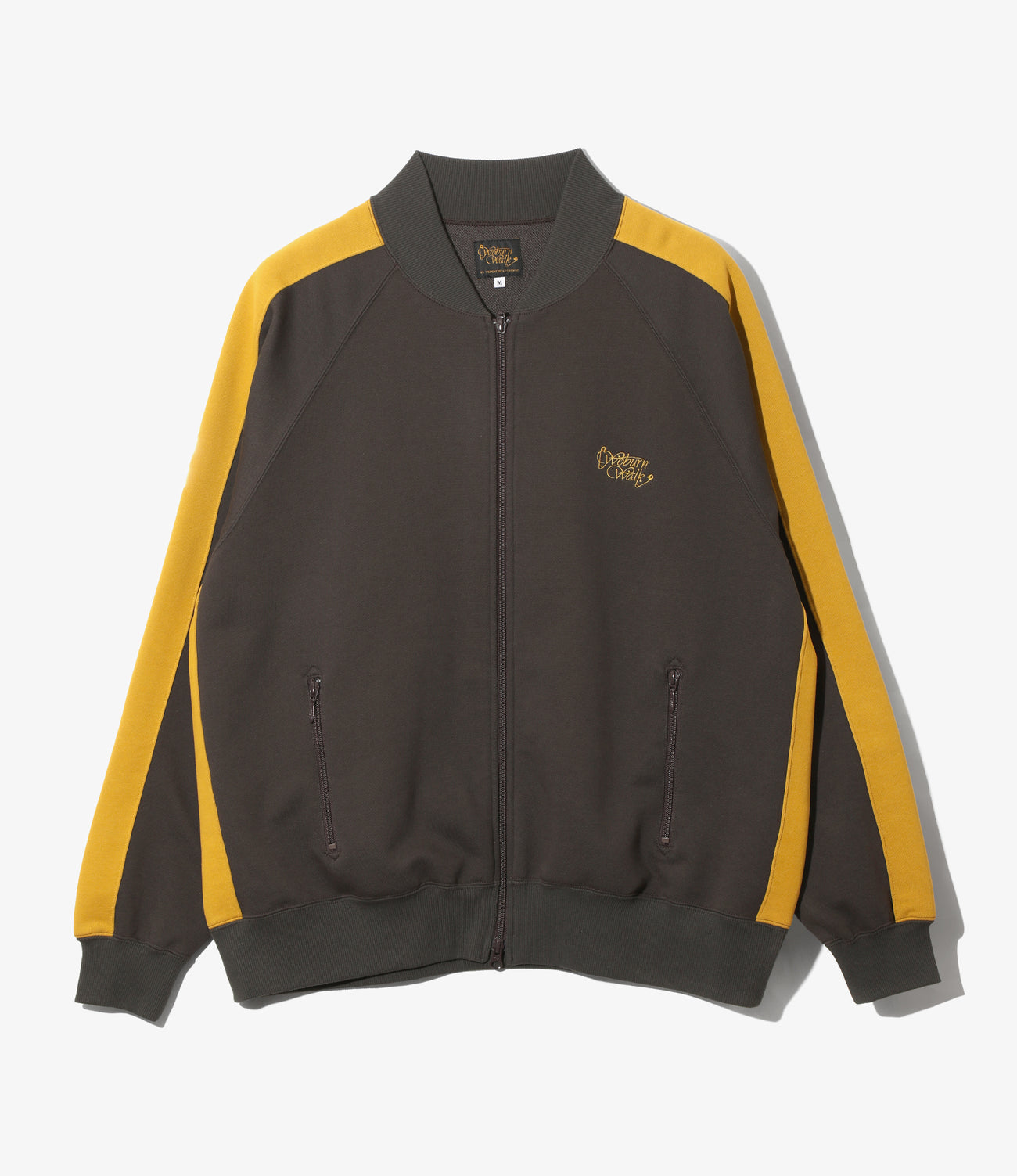 Rib Collar Track Jacket - Cotton French Terry
