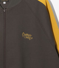 Rib Collar Track Jacket - Cotton French Terry