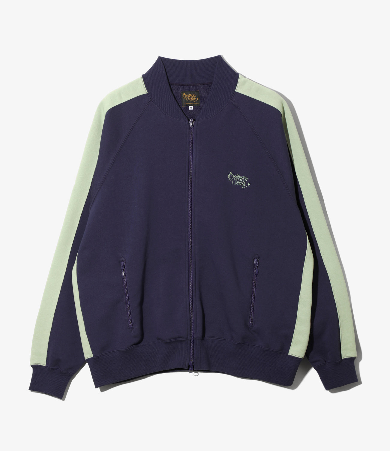 Rib Collar Track Jacket - Cotton French Terry