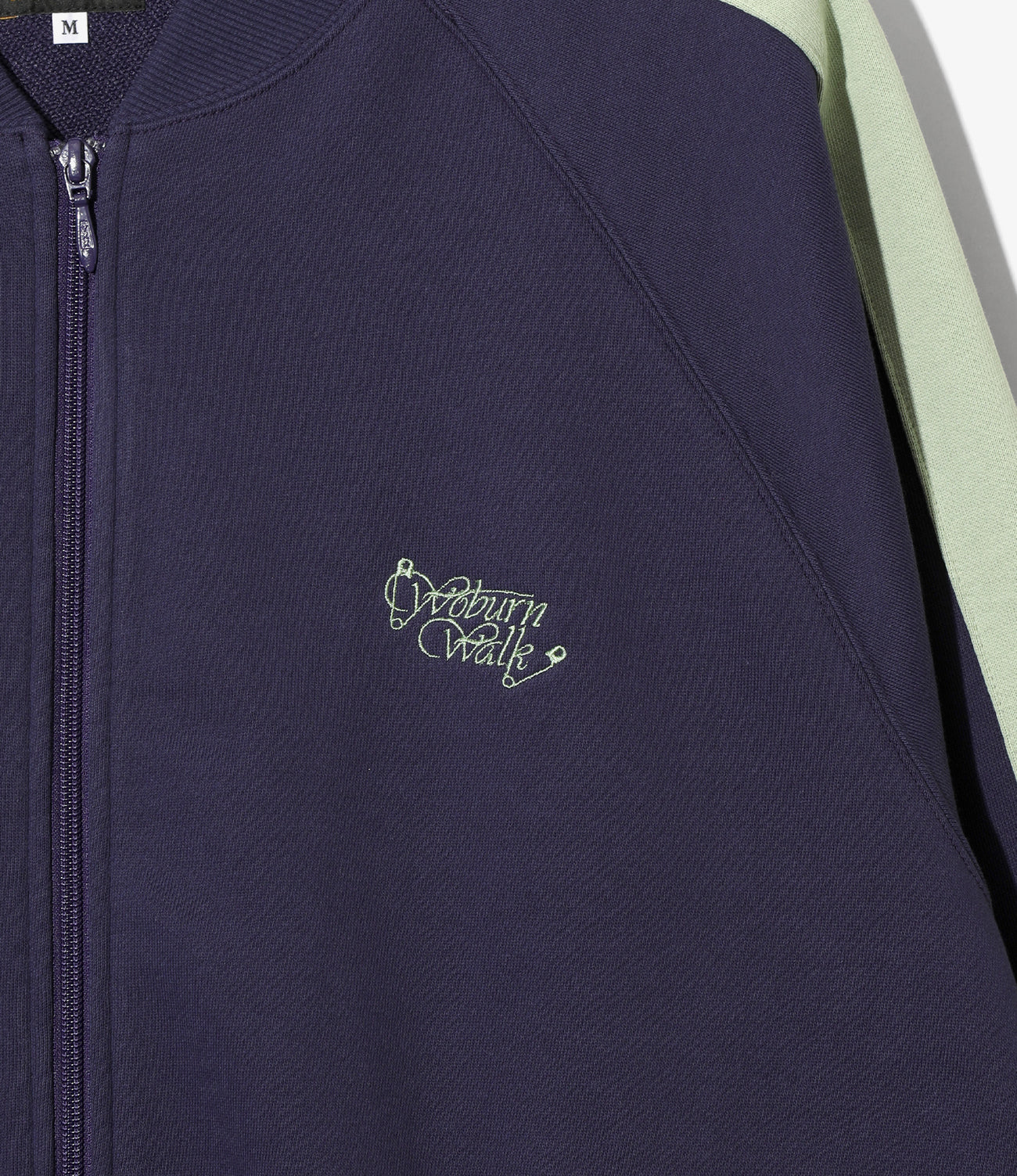 Rib Collar Track Jacket - Cotton French Terry