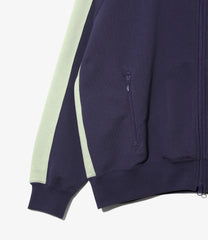Rib Collar Track Jacket - Cotton French Terry