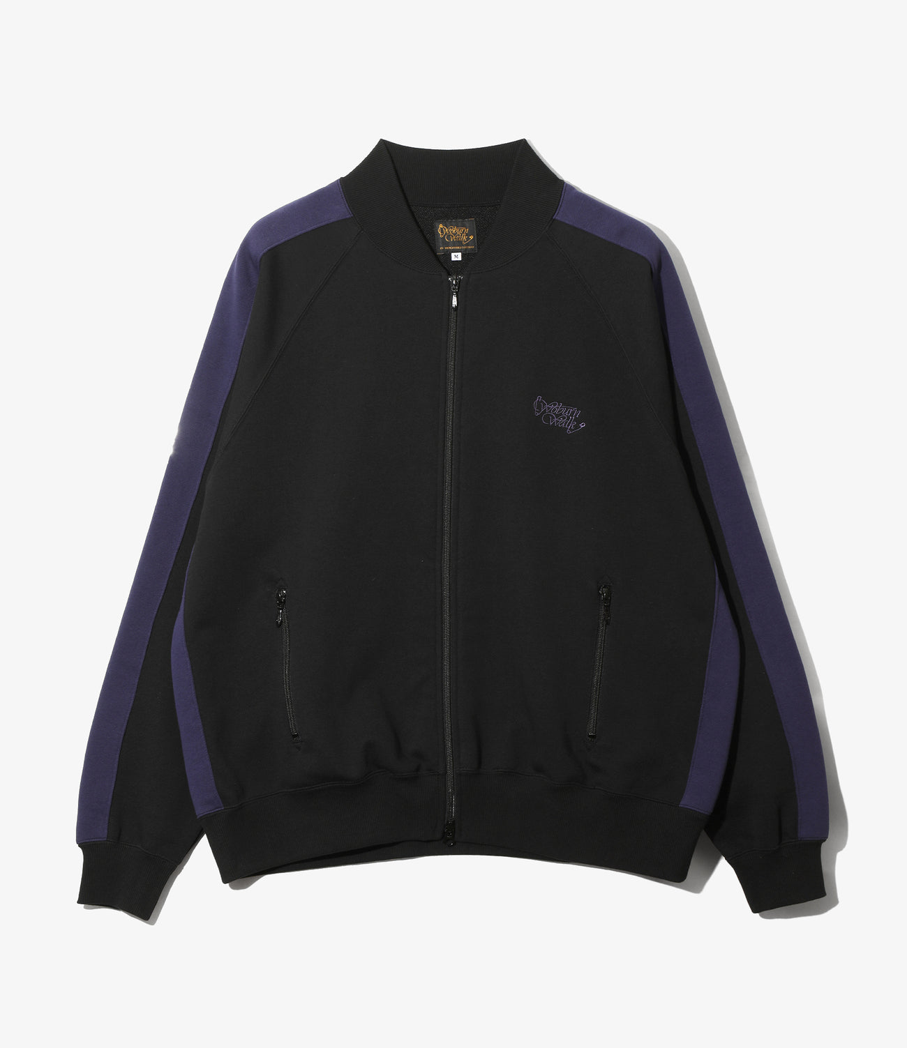 Rib Collar Track Jacket - Cotton French Terry