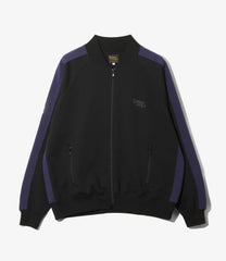 Rib Collar Track Jacket - Cotton French Terry