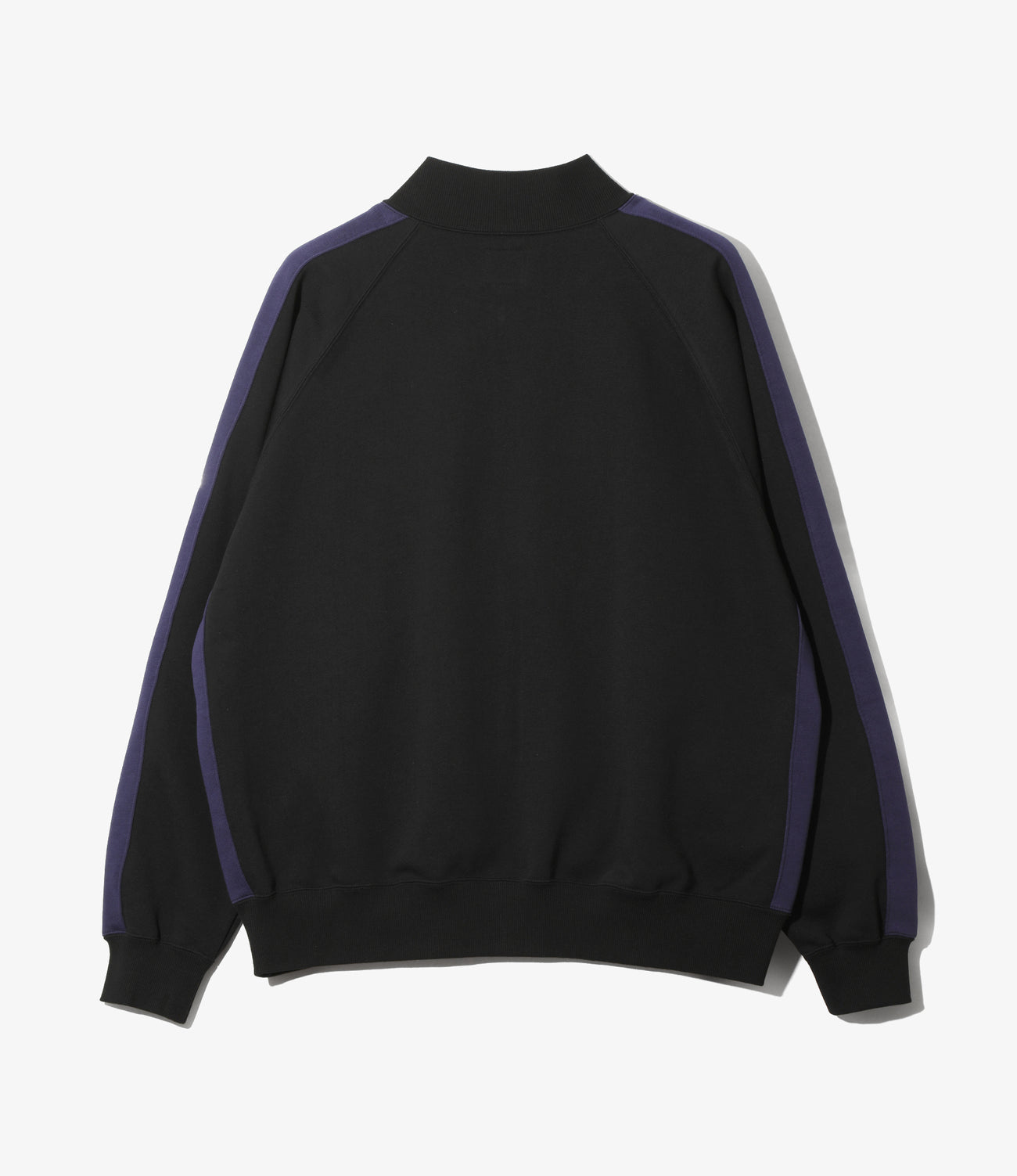 Rib Collar Track Jacket - Cotton French Terry