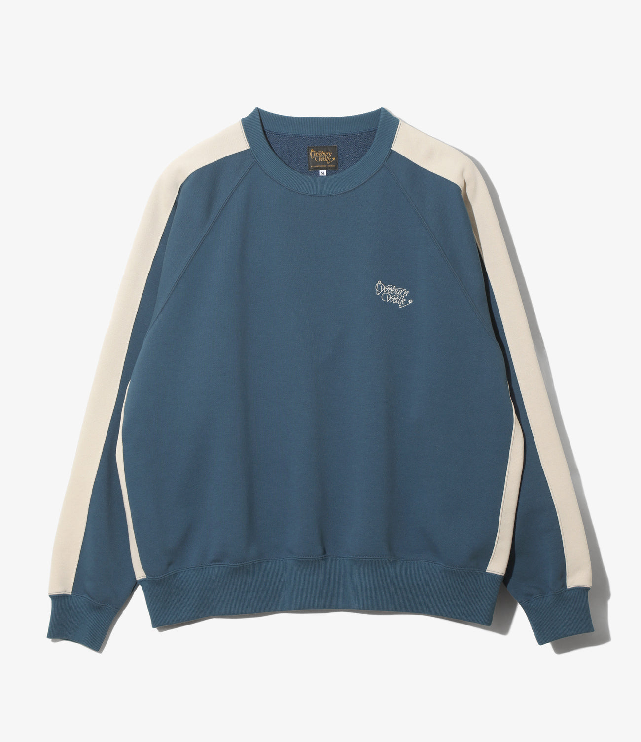 Track Crew Neck Shirt - Cotton French Terry