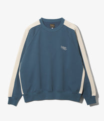 Track Crew Neck Shirt - Cotton French Terry