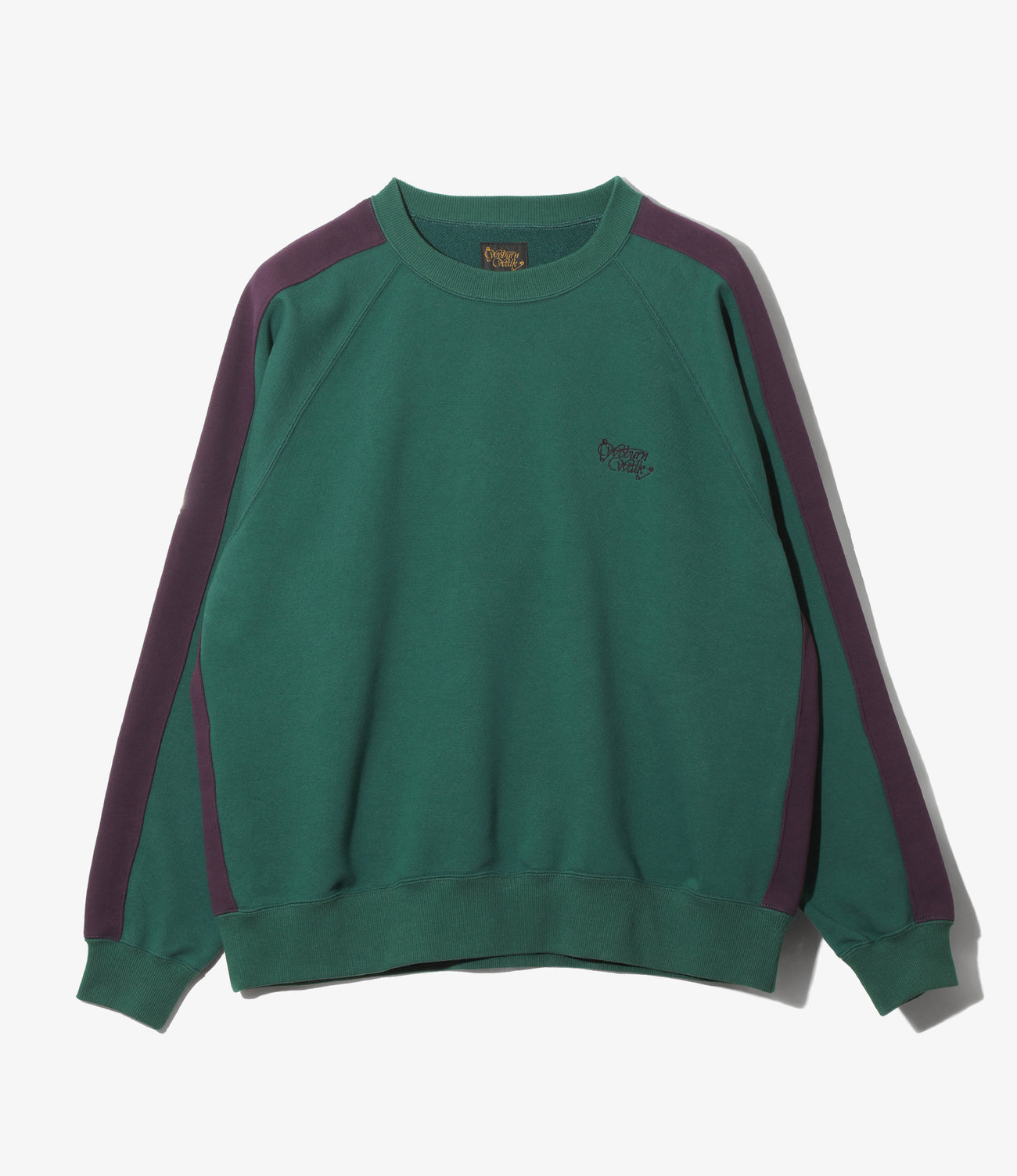 Track Crew Neck Shirt - Cotton French Terry