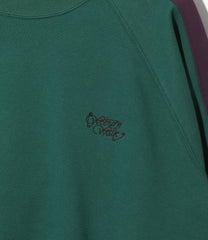 Track Crew Neck Shirt - Cotton French Terry