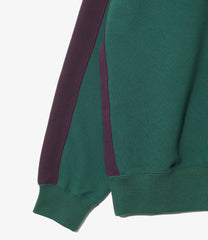 Track Crew Neck Shirt - Cotton French Terry