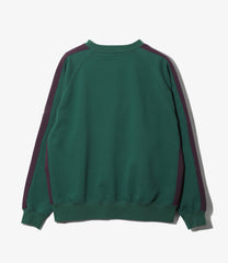 Track Crew Neck Shirt - Cotton French Terry