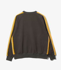 Track Crew Neck Shirt - Cotton French Terry