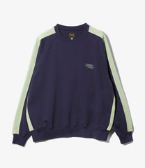 Track Crew Neck Shirt - Cotton French Terry