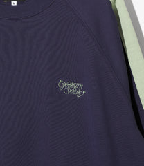 Track Crew Neck Shirt - Cotton French Terry