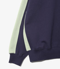 Track Crew Neck Shirt - Cotton French Terry