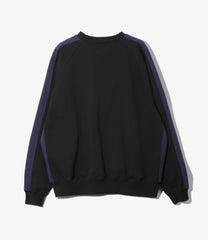 Track Crew Neck Shirt - Cotton French Terry