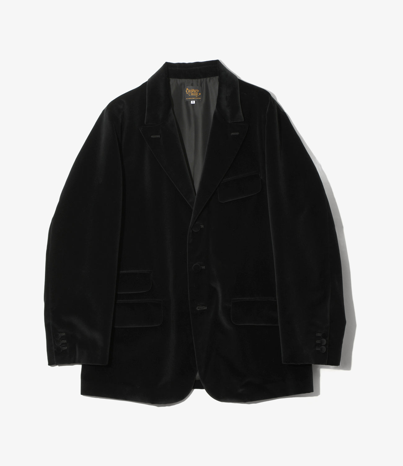 Peaked Lapel Jacket - Cotton Velvet