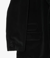 Peaked Lapel Jacket - Cotton Velvet