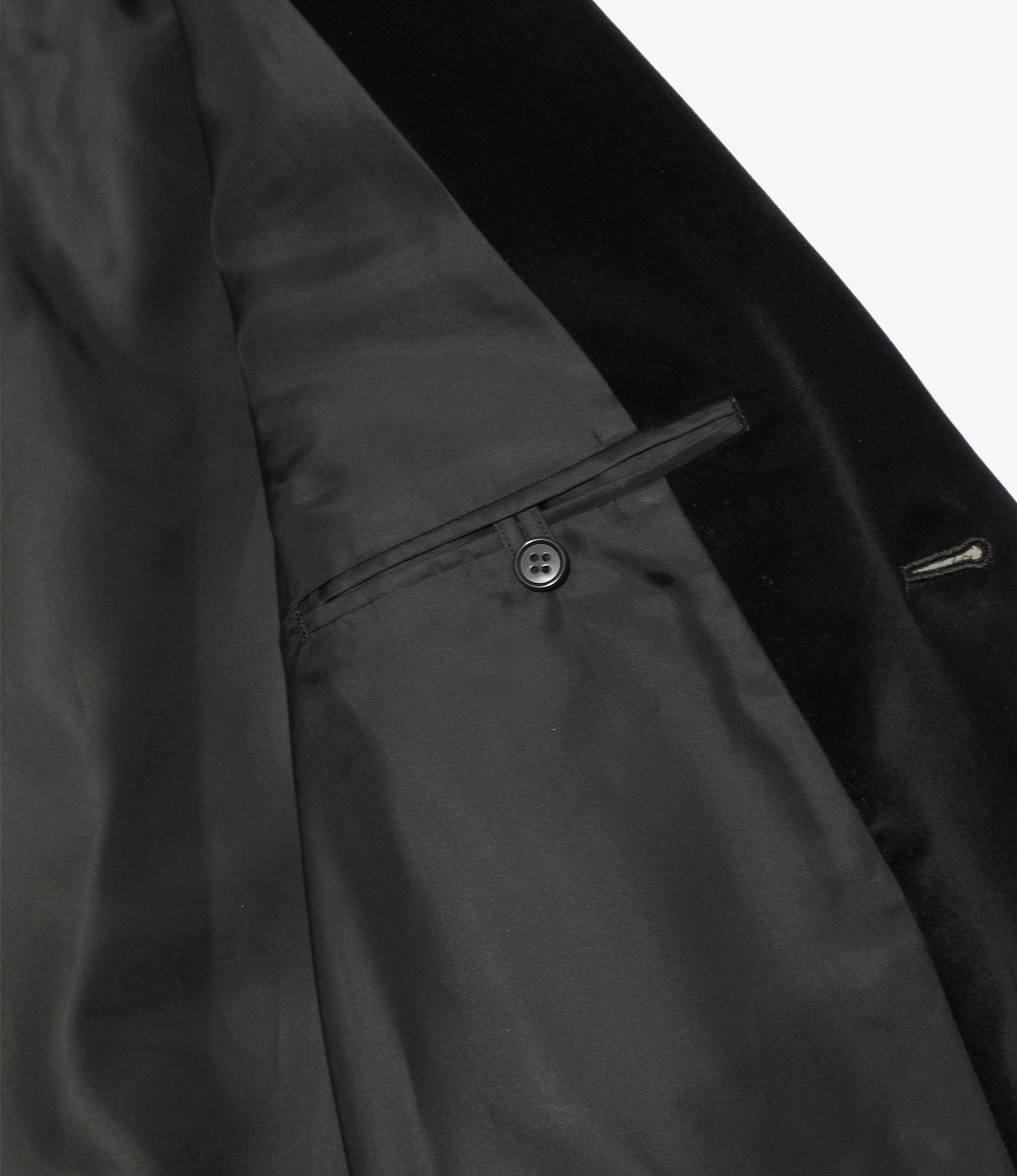 Peaked Lapel Jacket - Cotton Velvet