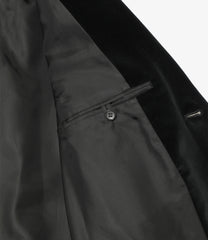 Peaked Lapel Jacket - Cotton Velvet